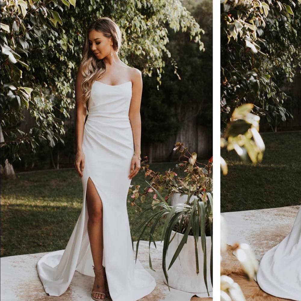 Divinity Strapless Trumpet Wedding Dress